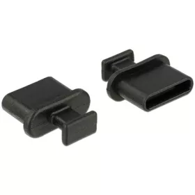 Delock USB-C - USB-C védődugó fekete 10db