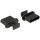 Delock USB-C - USB-C védődugó fekete 10db