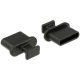 Delock USB-C - USB-C védődugó fekete 10db