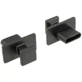 Delock USB C védődugó fekete 10db