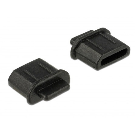 Delock HDMI micro D védődugó fekete 10db