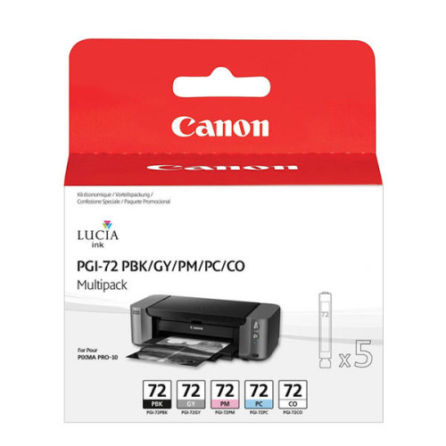 Canon PGI-72 multipack patron, PBK/GY/PM/PC/CO