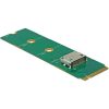 Delock M.2 M -> OCuLink SFF-8612 M/F adapter PCIe M.2 2280