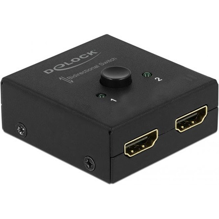 Delock ADA Delock 64072 HDMI 2 - 1 kapcsoló kétirányú 4K 60Hz kompakt
