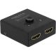 Delock ADA Delock 64072 HDMI 2 - 1 kapcsoló kétirányú 4K 60Hz kompakt