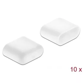 Delock USB-C dugó portvédő fehér 10db