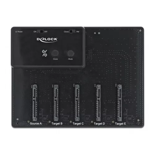 Delock ADA Delock 64098 USB 3.0 Dokkoló és klónozó állomás 5 x 2.5” SATA HDD / SSD