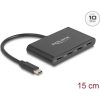 Delock USB 3.2 Gen 2 USB Type-C Hub 4 dbUSB Type-C anya   10 Gbps