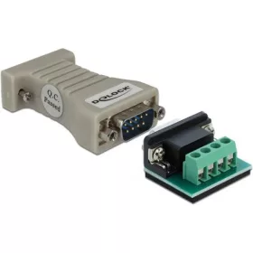   Delock Serial RS-232 DB9 -> Serial RS-485 F/F adapter szürke