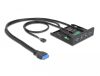 Delock 3.5  USB 3.2 Gen 1 első panel 2 x USB A-típusú + HD-Audio