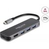 Delock 64171 5-portos USB-C USB3.0 HDMI hub szürke