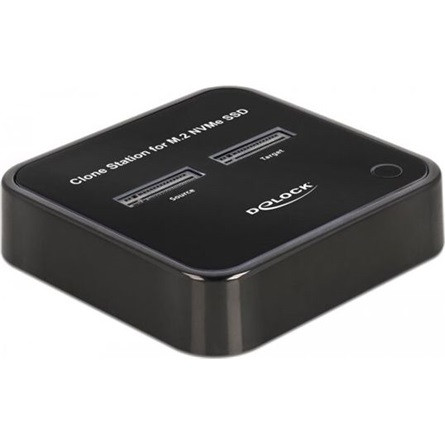 Delock M.2 dokkoló állomás 2 db. M.2 NVMe PCIe SSD-hez klón funkcióval