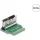 Delock Adapter Slim SAS SFF-8654 8i apa   anya 90 -os szögben
