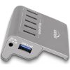 Delock USB 10 Gbps Hub 4 A-típusú USB porttal + 1 gyorstöltő porttal beleértve a tápellátást