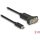 Delock USB-C -> Serial RS-232 DB9 M/M adatkábel 2m fekete