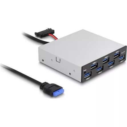 Delock 3.5  USB 5 Gbps első panel 7 x USB A-típusú