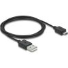 Delock HDMI 2.0 -> USB-C M/F adapter 0.18m fekete DP Alt Mode)