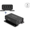 Delock 4 portos USB 2.0 izolátor hub 5 kV izolációval adatvonalakhoz