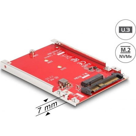 Delock U.3 SFF-8639 -> M.2 NVMe M/F adapter 2,5"