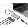 Delock USB 10 Gbps USB Type-C  hub 4 x USB Type-C  anya csatlakozóval és 1 x USB Type-C  PD 85 wattos csatlakozóval, 30