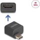 Delock USB-C / Thunderbolt -> HDMI 1.4 M/F adapter szürke DP Alt Mode