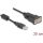 Delock Adapter USB 2.0 A-típusú - 1 x soros RS-232 D-Sub 9 tűs apa ferrit maggal 0,25 m