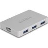 Delock 7 portos USB hub 4 x USB Type-C  anyával és 3 x A-típusú USB anyával PD 82 W-tal