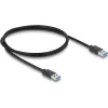 Delock Külső USB 5 Gbps 4 Port Hubon keresztül 3 x A-típusú USB és 1 x USB Type-C -k záró csavarmenettel