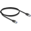 Delock Külső USB 5 Gbps 4 Port Hubon keresztül 3 x A-típusú USB és 1 x USB Type-C -k záró csavarmenettel