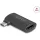 Delock Adapter USB Type-C  dugó   HDMI aljzat (DP Alt Mode), 4K, hajlított kialakítás