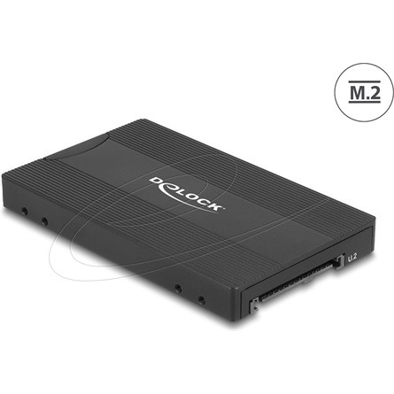 Delock Átalakító M.2 kulcs M NVMe SSD - U.2 vagy M.2 kulcs B SATA SSD - SATA - eszközmentes