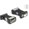 Delock Leválasztó 1 x soros RS-232 D-Sub 9 anya - 1 x soros RS-232 D-Sub 9 apa, TXD, RXD, DTR, DSR, GND 3 kV