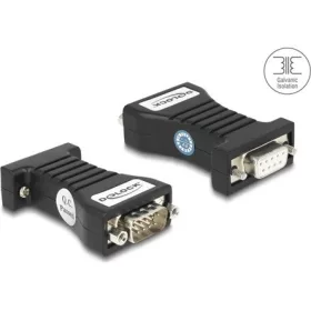   Delock Leválasztó 1 x soros RS-232 D-Sub 9 anya - 1 x soros RS-232 D-Sub 9 apa, TXD, RXD, DTR, DSR, GND 3 kV