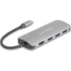 Delock 7 portos USB 10 Gbps Hub és 4K HDMI kimenet USB Type-C  csatlakozóval és PD 3.0 90 Watt