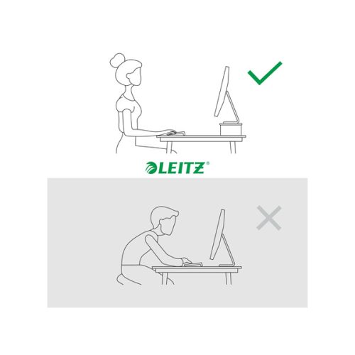 LEITZ, Monitorállvány, LEITZ "Ergo", fehér