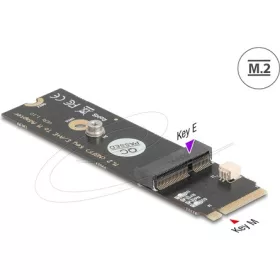   Delock Átalakító M.2 kulcs M apa - M.2 kulcs E csatlakoztató USB és PCIe modulhoz