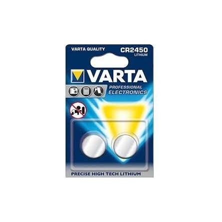 Varta gomb (CR2450) Li elem 2db