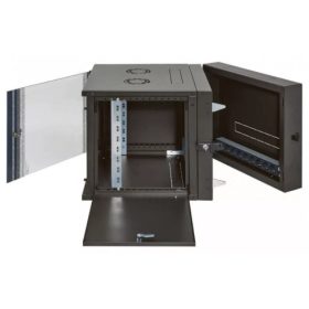   LEGRAND fali rack szekrény 19'' 9U MAG: 494 SZÉL: 600 MÉLY: 610 antracit kétrész