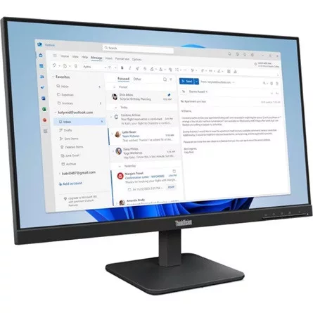Lenovo ThinkVision S24-4e 23.8" IPS LED monitor fekete 100Hz