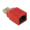 Delock RJ45 crossover CAT5 UTP M/F adapter