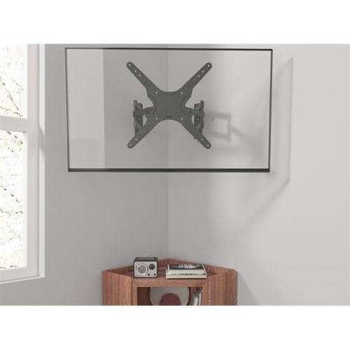 Equip TV Fali sarok konzol - 650328 (23"-55", Max.: 45kg, dönthető, forgatható, sarokba szerelhető, fekete)