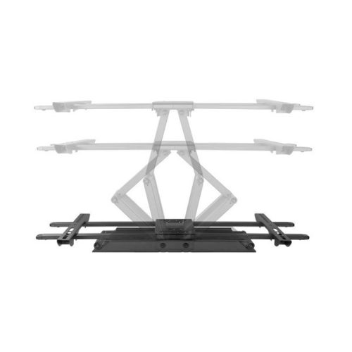 Equip TV Fali konzol - 650335 (37"-80", Max.: 60kg, dönthető, forgatható, fekete)