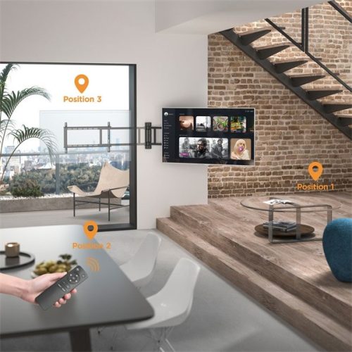 Equip TV Fali konzol - 650336 (32"-75", motoros, Max.: 50kg, fekete)