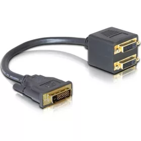   Delock ADA Delock 65051 DVI 25 apa > 2x DVI25 anya adapter