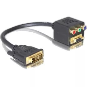   Delock ADA Delock 65061 DVI 29 apa - VGA + 3xCinch anya adapter