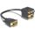 Delock ADA Delock 65061 DVI 29 apa - VGA + 3xCinch anya adapter