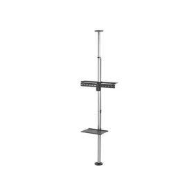   Equip TV állvány - 650621 (37"-70" álló, forgatható, állítható magasság, Max.:30kg, ezüst)