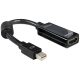 Delock Átalakító - 65099 (Mini Displayport 1.1a -> HDMI 1.3b, apa/anya, FullHD, fekete)