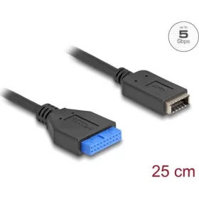  Delock USB 5 Gbps kábel tűfejes anya   belső E-típusú A kulcsos anya USB csatlakozókkal 25 cm
