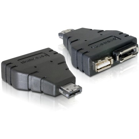 Delock ADA Delock 65119 Power-over-eSATA > 1x eSATA and 1x USB adapter